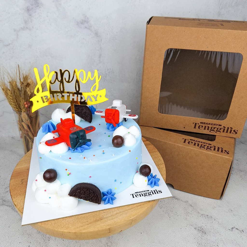 

SURABAYA SAJA [FREE TOPPER] Pesawatku Cake Tart Ultah Anak