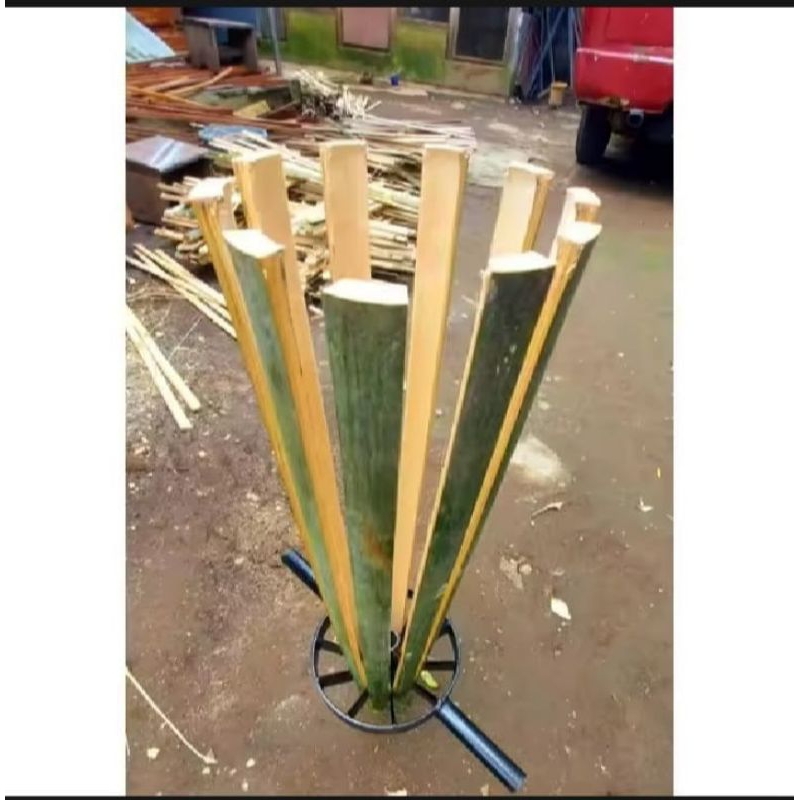 Alat pembelah bambu manual / pisau pembelah bambu, cod