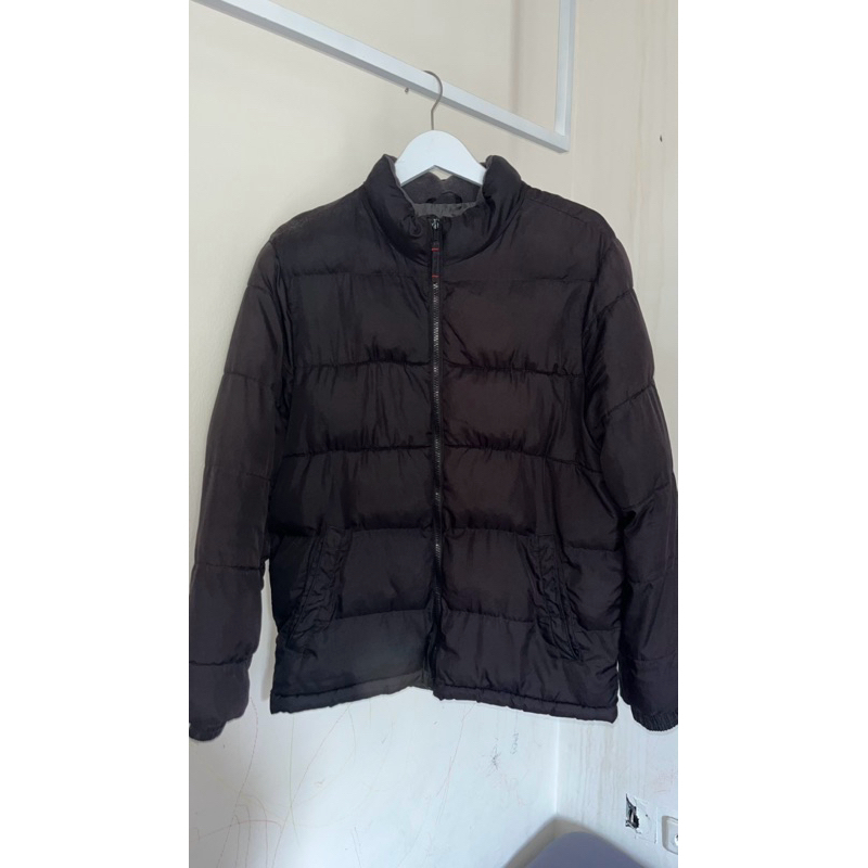 PRELOVED Puffer Jacket Black (OLD NAVY)