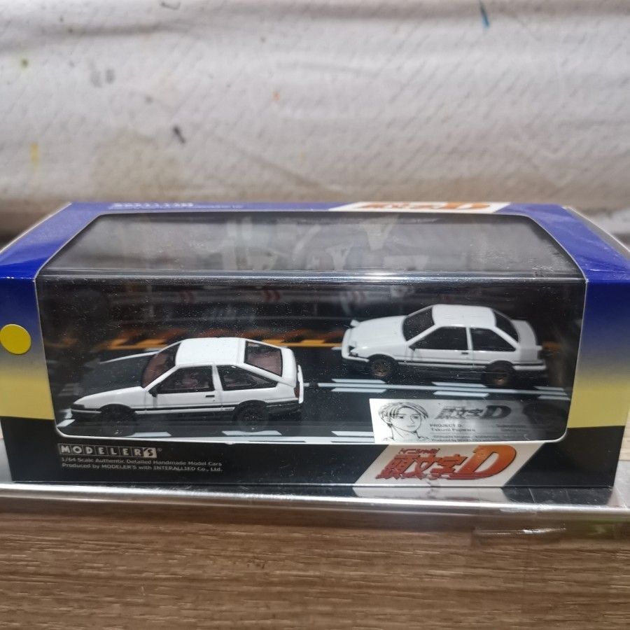 Modelers 1 64 Initial D Toyota Sprinter Trueno AE86 GT APEX 2dr Coupe