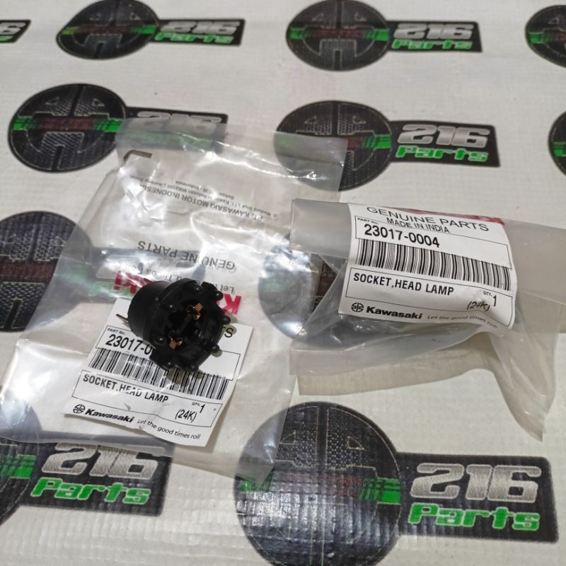 Socket soket rumah dudukan bohlam lampu depan Z250 fi Ninja 250R karbu ER6F Original Kawasaki