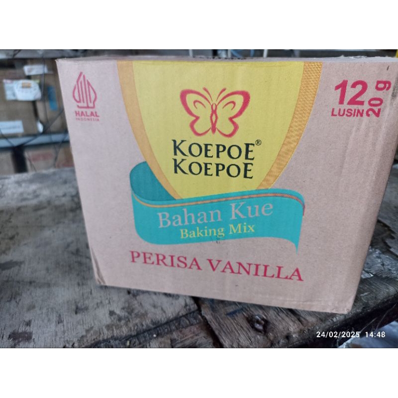 

Perisa Vanila / Vanily Crystal Koepoe - Koepoe 20 gr x 72 Botol Per dus