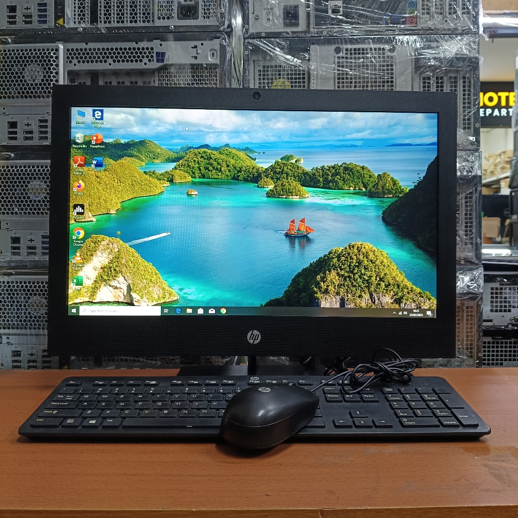 PC AIO (All In One) HP ProOne 400 G5 Intel Core i7-9700T 8GB+HDD 1TB GARANSI