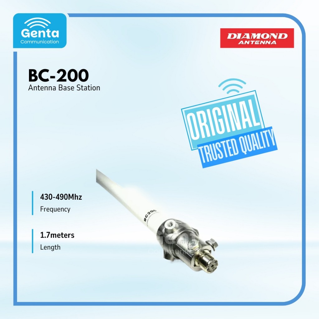 ANTENA DIAMOND BC-200 / BC-200L / BC-200LL / BC 200 BC 200L BC200LL BASE STATION GARANSI BARU ORIGIN