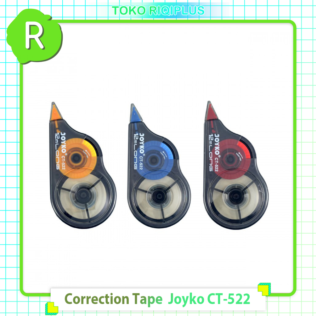 

Tipe X Correction Tape Tarik Joyko CT-522 12 Meter
