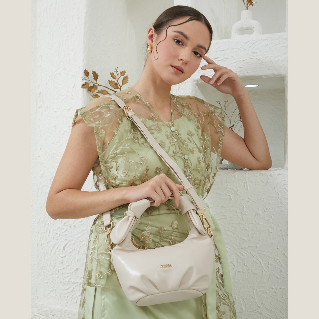 ZORRA Vanya Tas Tangan Wanita Kulit Branded Hand Bag Sling Bag Tas Selempang Pesta Mewah Modern