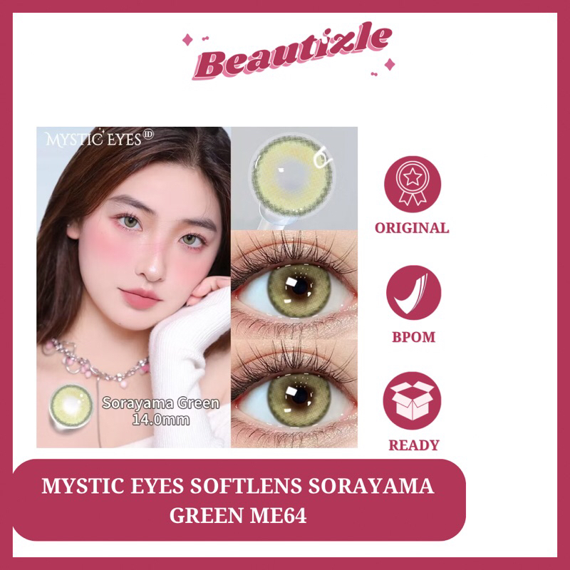 MYSTIC EYES Softlens Sorayama Green ME64