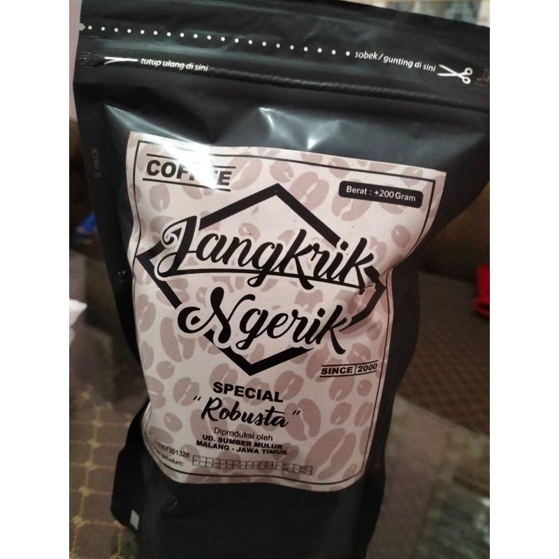 

(Langsung Dari Pabrik ) Kopi Robusta Jangkrik Ngerik