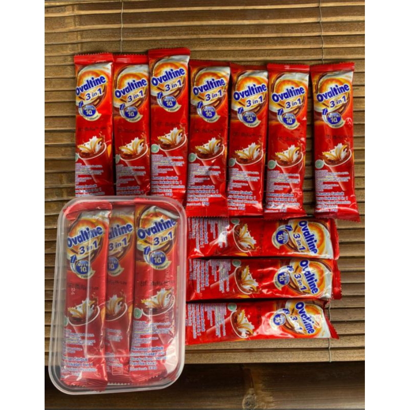 

ovaltine 3 in 1 stick SATUAN kemasan ECER sachet 33gram