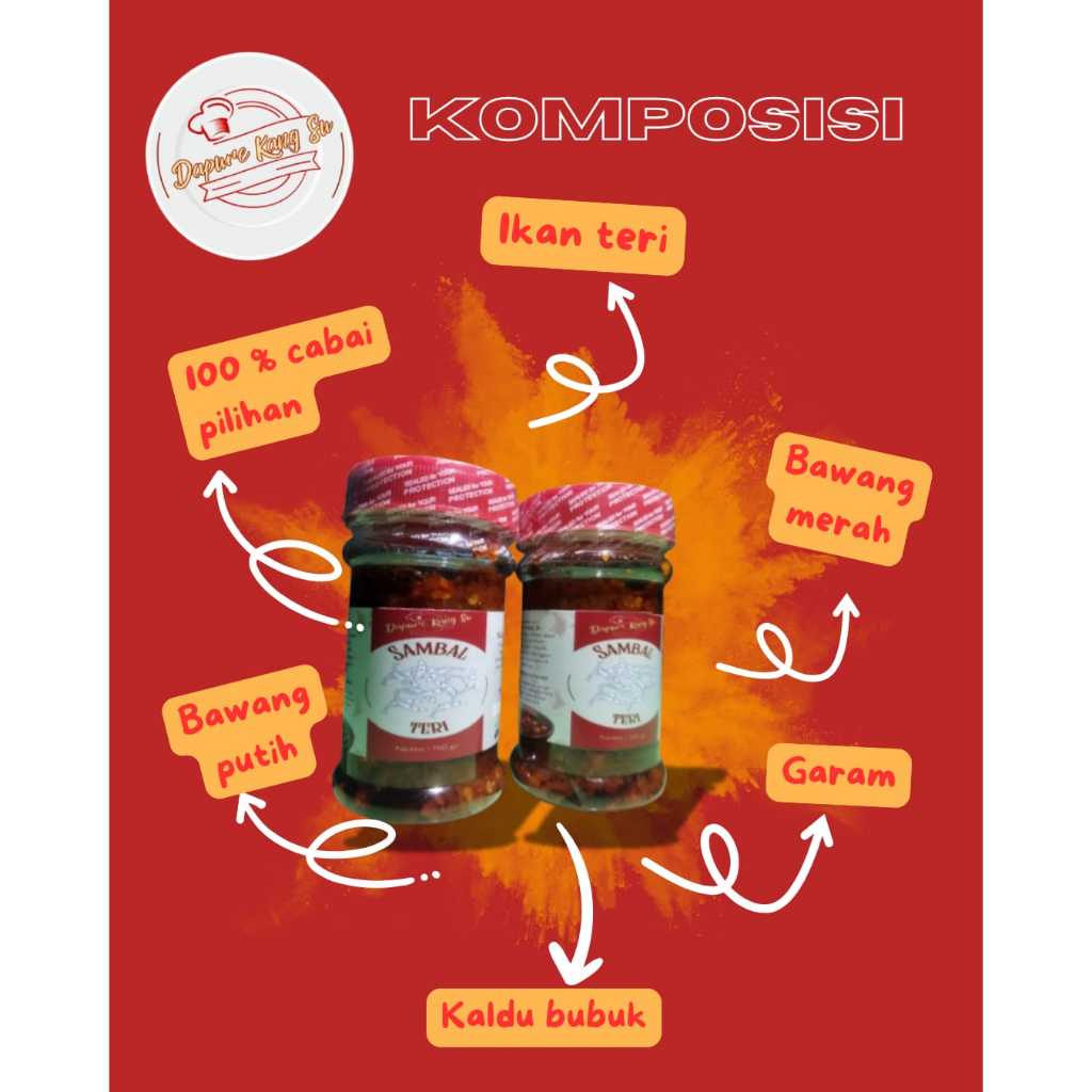 

SAMBAL TERI ASLI "Bapak" - Pedas Nampol, Gurihnya Bikin Nagih Dapat 150 ML