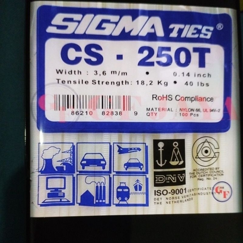 

KABEL TIES SIGMA TIS CS 250T 25CM 25 CM