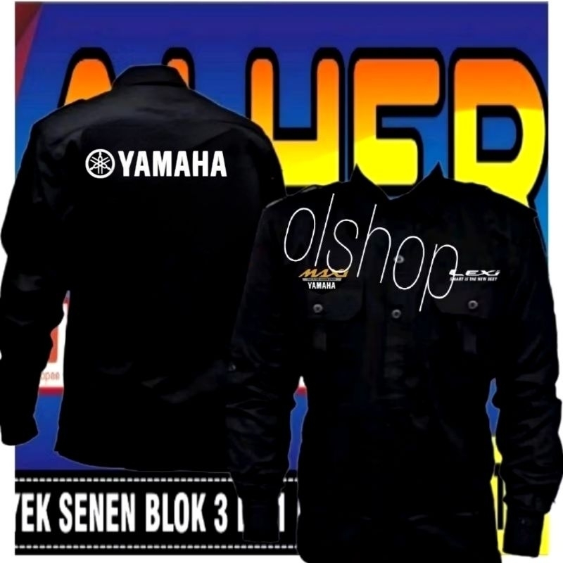 kemeja Yamaha lexi baju Yamaha Lexi seragam Yamaha Lexi Pdh Yamaha Lexi kemeja kerja Yamaha Lexi baj