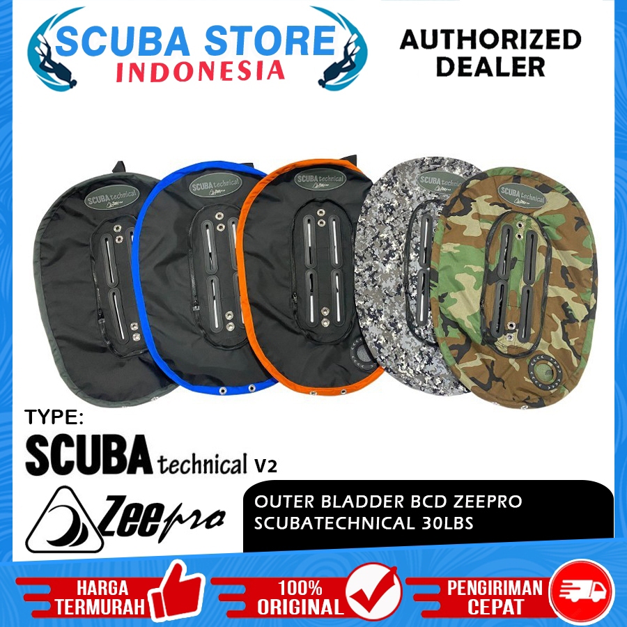Outer Single Bladder BCD Zeepro Scubatechnical Cover Wing BCD 30lbs Scuba Technical Diving Selam