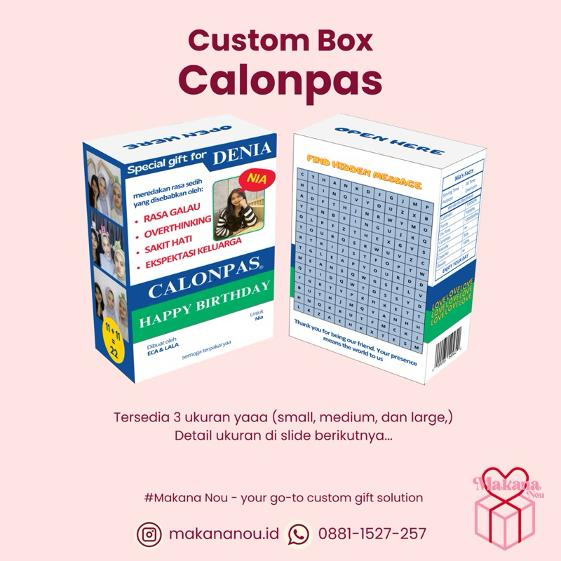 

Custom Box - Hadiah - Kado (calonpas edition)