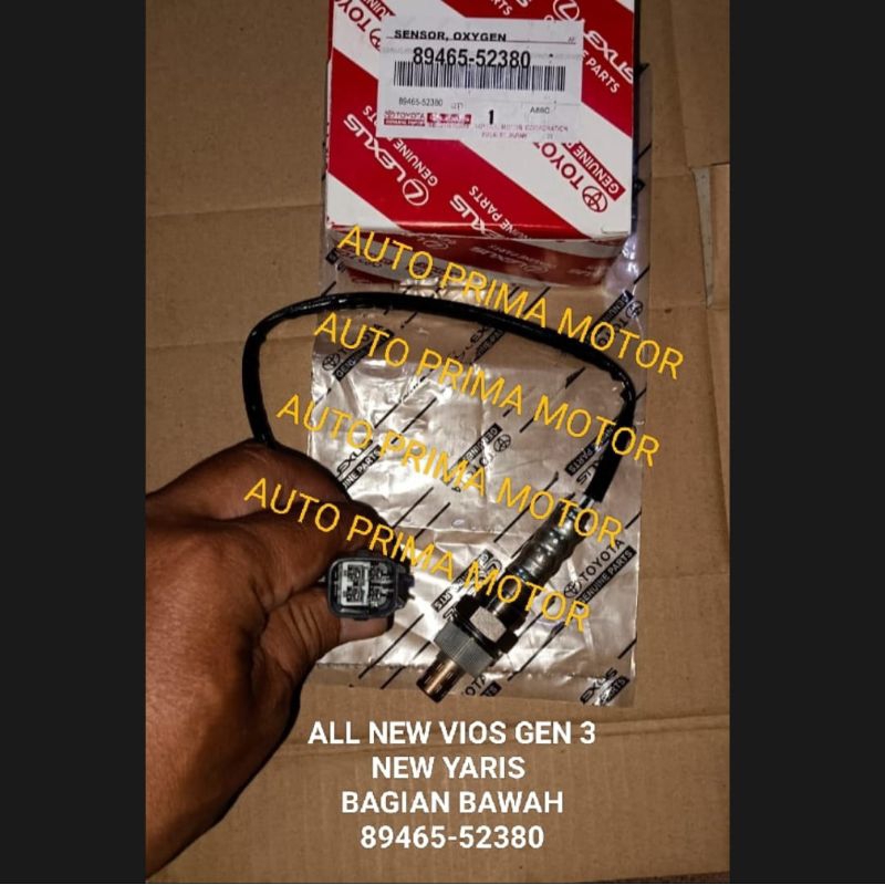 SENSOR OKSIGEN OXYGEN O2 KNALPOT ALL NEW VIOS GEN3 NEW YARIS BAWAH  89456-52380