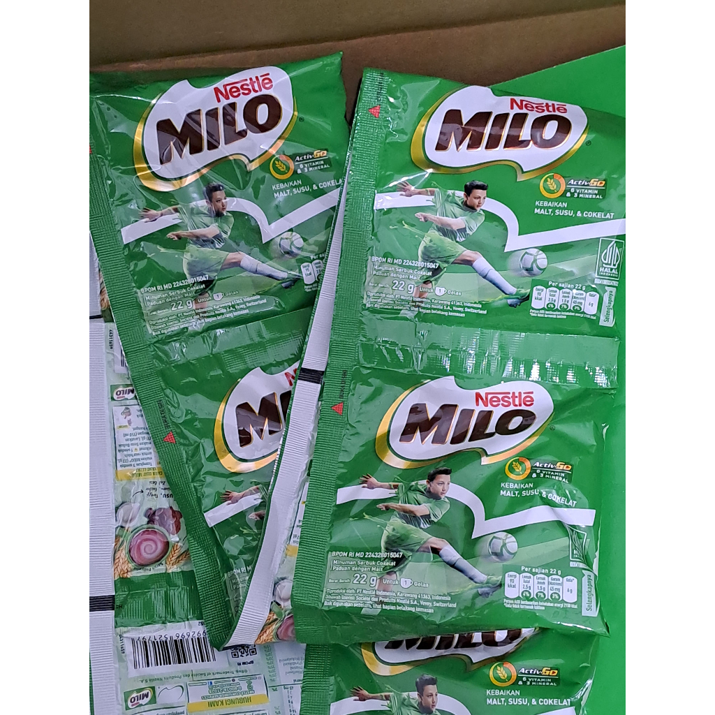 

MILO ACTIVE GO SUSU COKLAT 22 GRAM / PCS