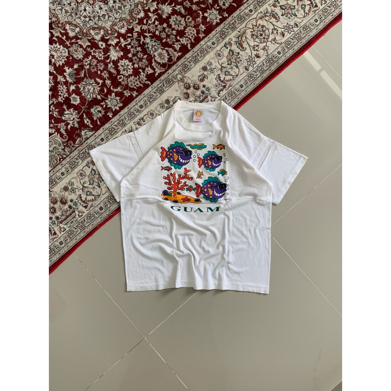 Vintage Hawaii Guam Usa Single Stitch Tshirt