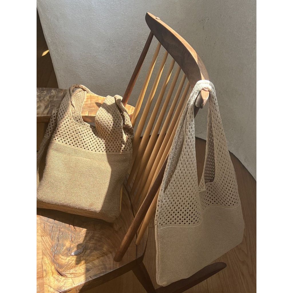 Tas Bali Rajut DIY Bahu Wanita Bali Pantai santai FT93