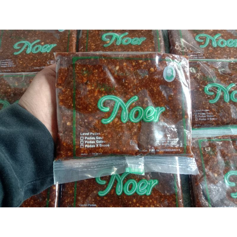 

sambel bumbu pecal sambal bumbu pecel kacang Noer medan halal ±130gr