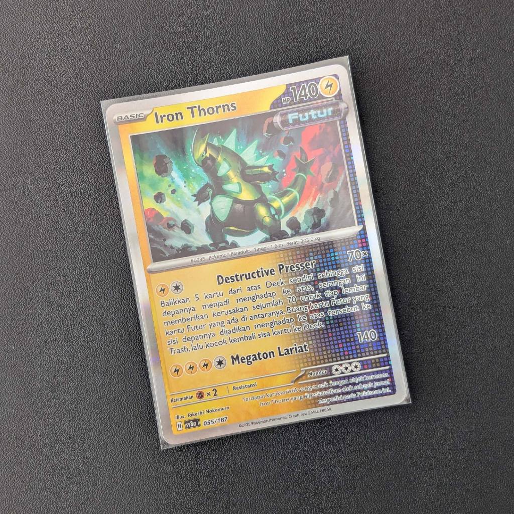 Iron Thorns Holo sv8a Festival Terastal ex Pokemon TCG Indonesia