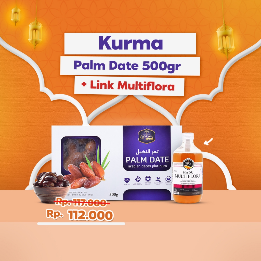 

Kurma Palm Date 500gr + Link Multiflora