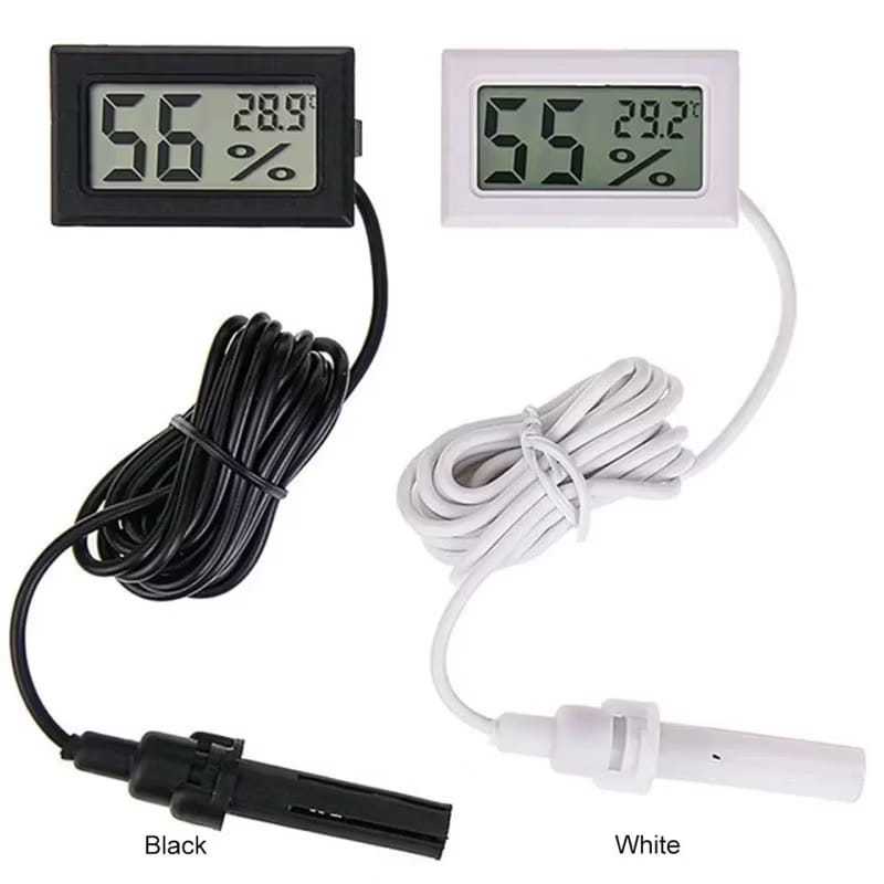 Mini Digital Thermometer & Hygrometer with Probe