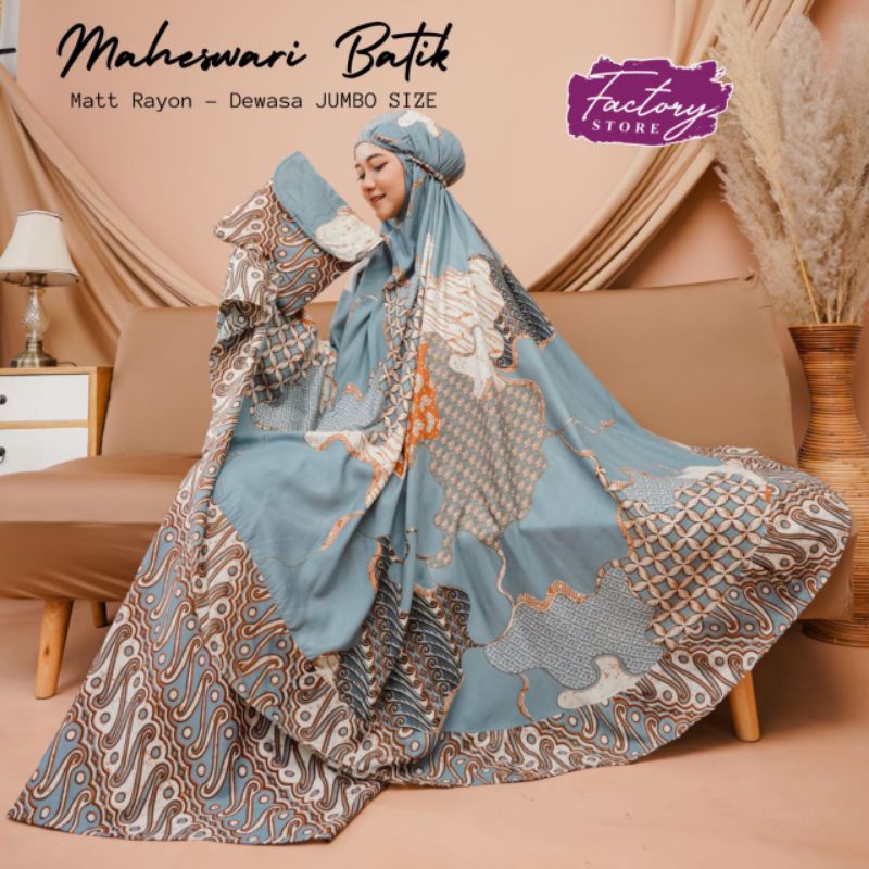 Mukena Batik Premium Jumbo