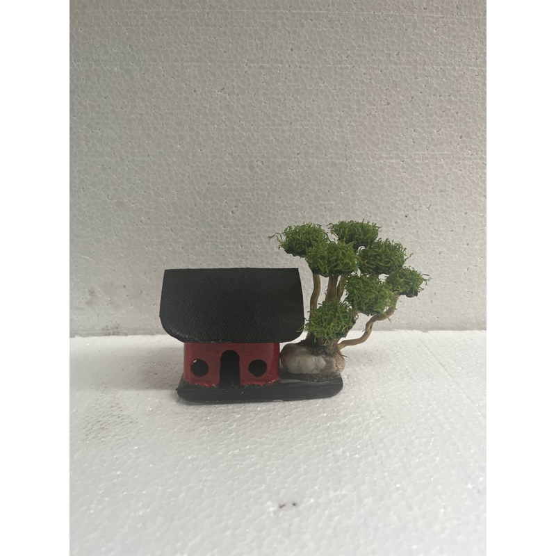 Rumah Bonsai Mini / Hiasan Aquarium Rumah Bonsai Mini / Rumah Keong