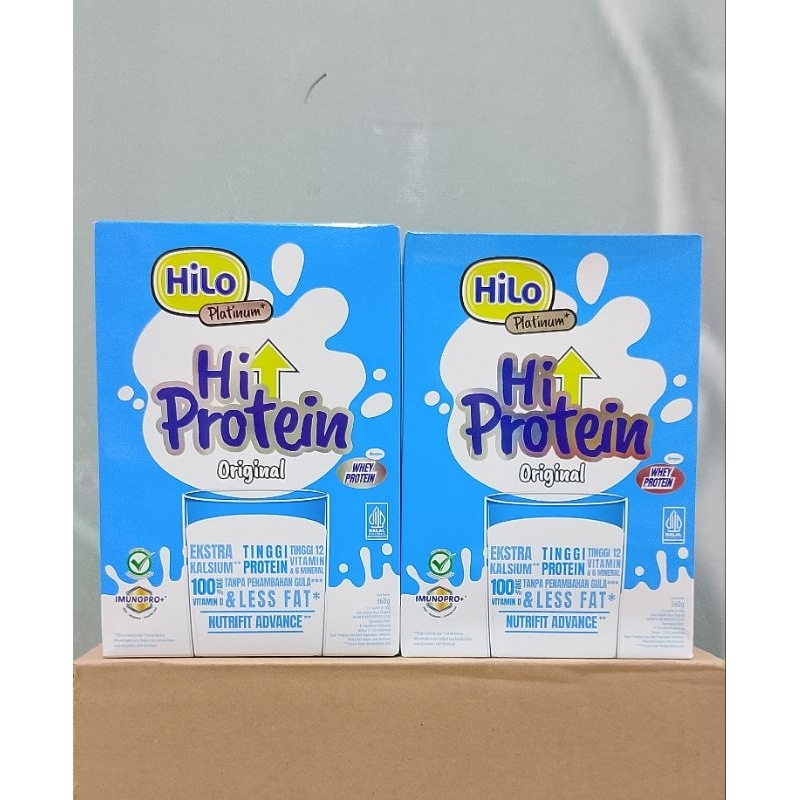 

HiLo Platinum Orginal 360gr susu Paling Tinggi kalsium & Protein dengan Formula NUTRIFIT ADVANCED & Glukosamin untuk tulang ,otot, & sendi kuat.