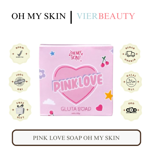 READY | GROSIR PINK LOVE GLUTA SOAP sabun pencerah badan | Pink Love Oh My Skin