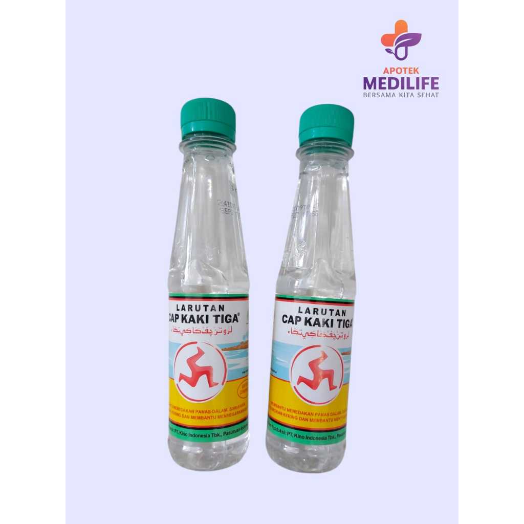 

Larutan Penyegar Cap Kaki Tiga Original Botol 200 mL dan 500 mL
