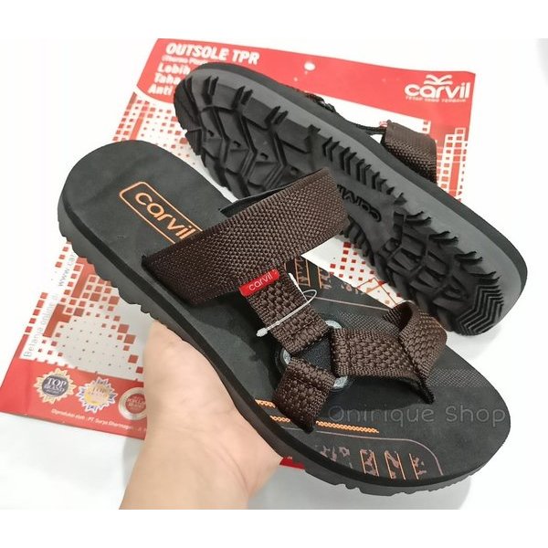 ⭐PROMO⭐ Sandal CARVIL / Sandal Pria Carvil ORIGINAL 100% / Sandal Gunung Pria