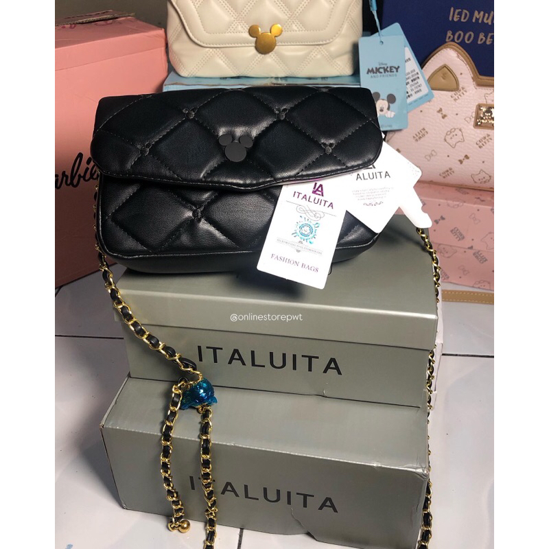 

Doubble box LA Italuita Mickey Black - Online Store Purwokerto