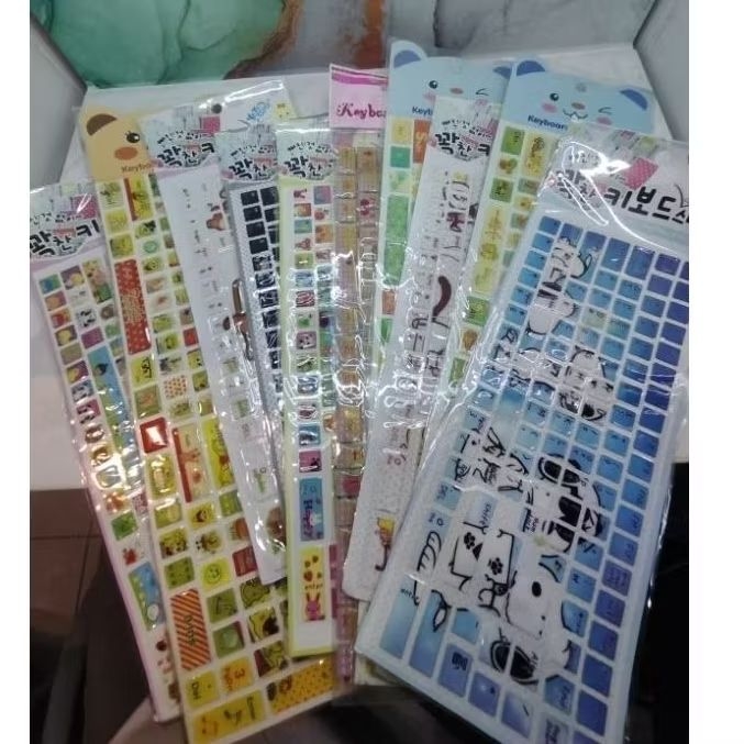 sticker keyboard komputer/stiker laptop/stiker keyboard komputer/sticker komputer/sticker keyboard l