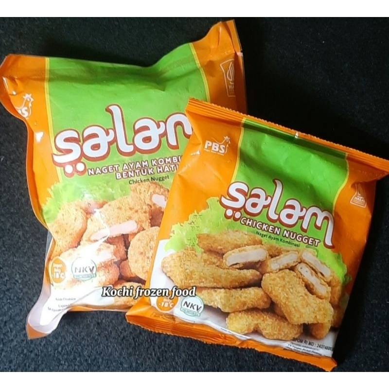 

Salam Chicken nugget Kombinasi Bentuk Hati 250 gram - 500 gram