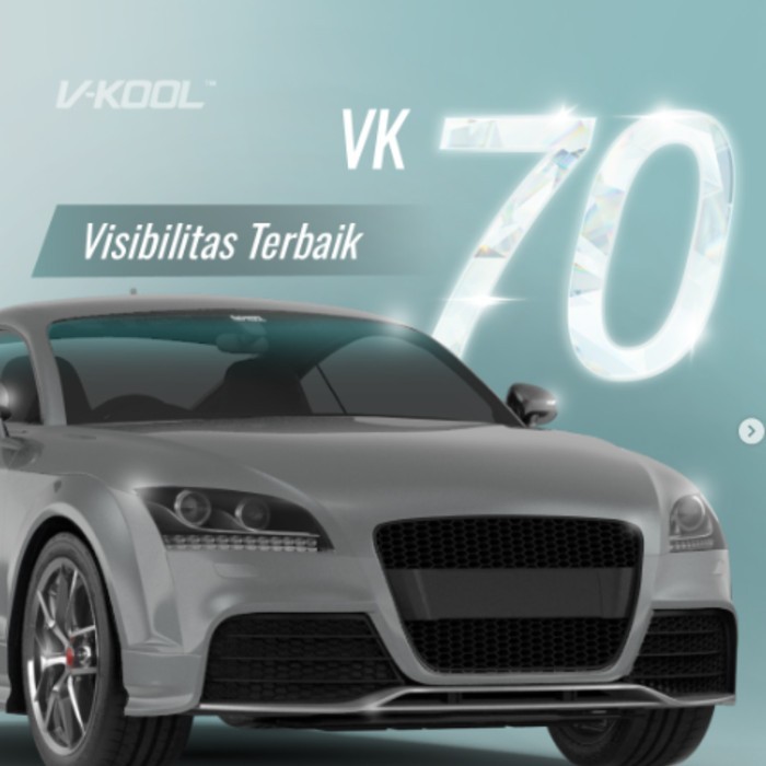 Kaca Film V-KOOL TOYOTA FORTUNER 2016 DEPAN VK70