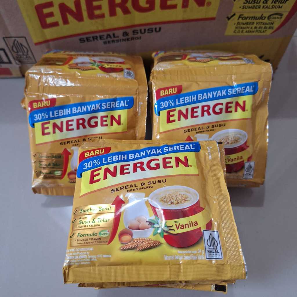 

[Paket Isi 30] Energen Sereal 34 Gram | 1 Renceng Isi 10 Bks