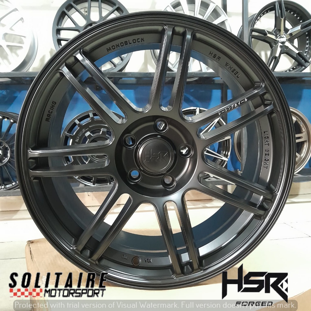 VELG MOBIL HSR BOON RING 18 BLACK UNTUK QUTLANDER EXPANDER XTRAIL HARIER RUSH ERTIGA