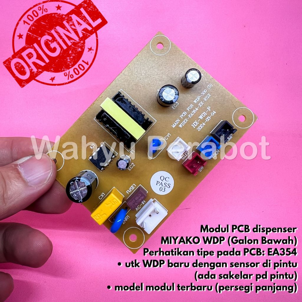WDP-300 MODUL PCB Dispenser Miyako Galon Bawah Miyako WDP 200 WDP 300 Original EA354 NEW