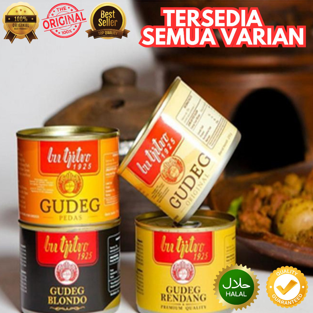 

GUDEG KALENG BU TJITRO 1925 ORIGINAL PEDAS RENDANG BLONDO, GUDEG KALENG BU TJITRO TERLENGKAP