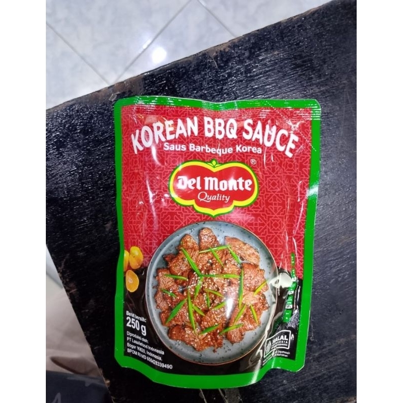 

Korean BBQ sauce Delmonte 250gr