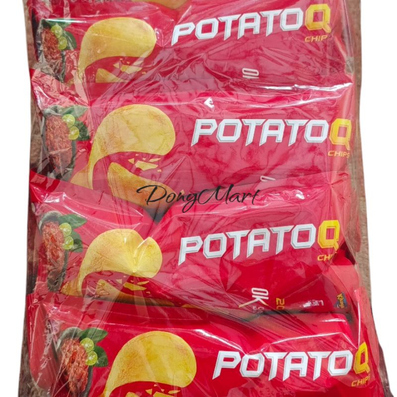 

Potato Q Chips Keripik Kentang 1 Pack Isi 10 Pcs