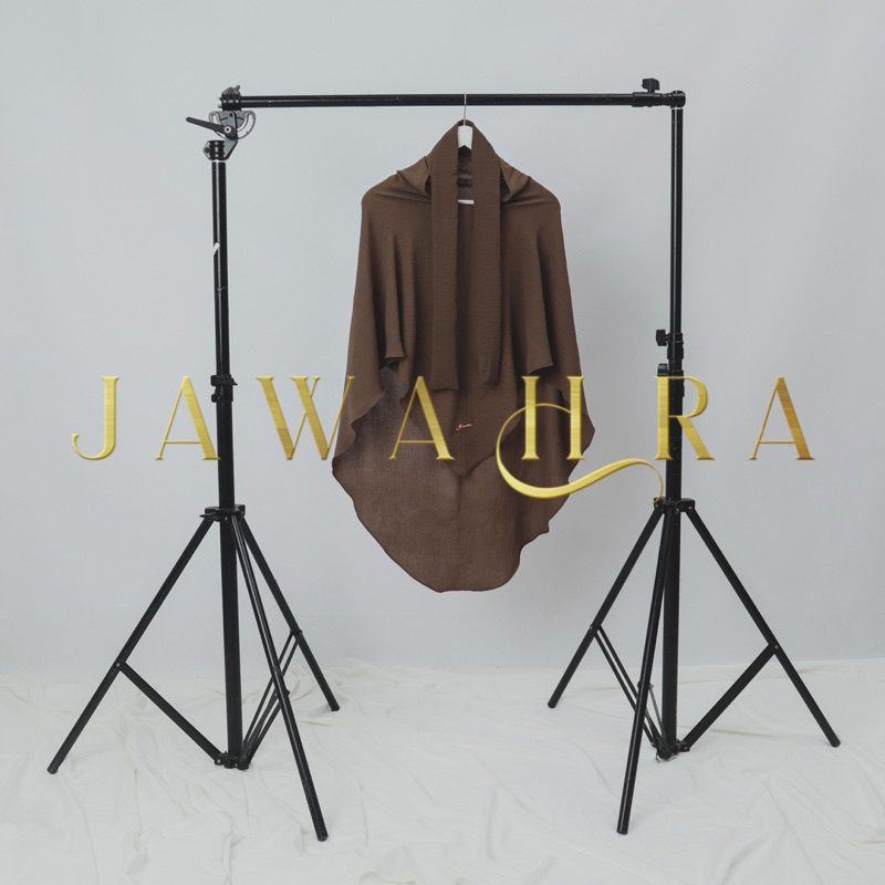 [JAWAHRA] | KHIBAN (LITE) | KHIMAR BANDANA | CRINKLE AIRFLOW | HIJAB UMROH | HIJAB SYARI | KHIMAR | 