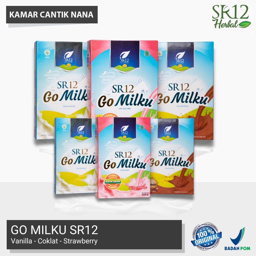 

GOMILKU SR12 | SUSU KESEHATAN UNTUK KELUARGA INDONESIA | BEBAS GULA | BUMIL BUSUI | BPOM HALAL