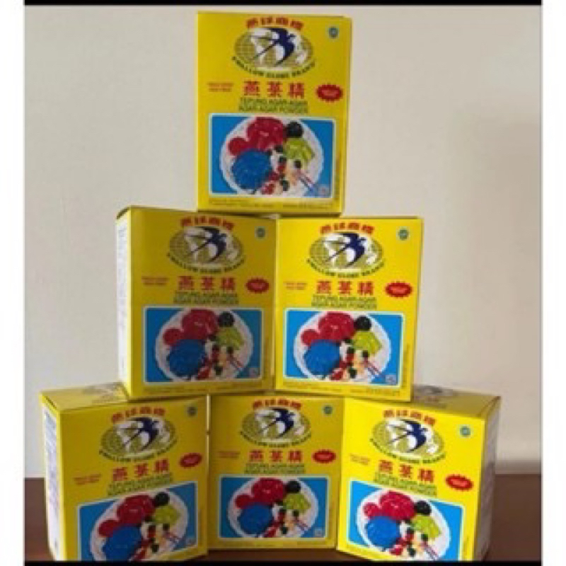 

Agar Agar Swallow Globe 1 box @isi 12 sachet