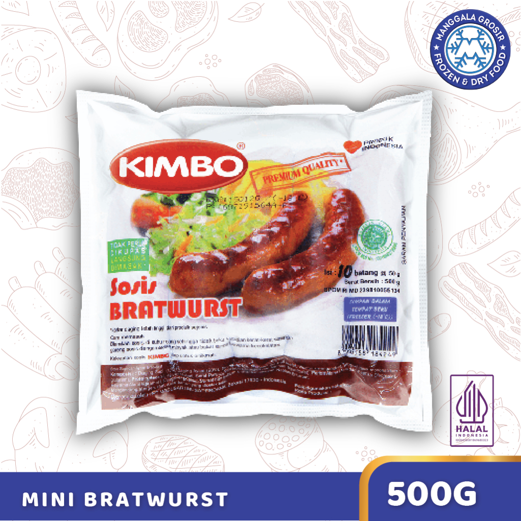 

Kimbo Mini Bratwurst Original 500gr