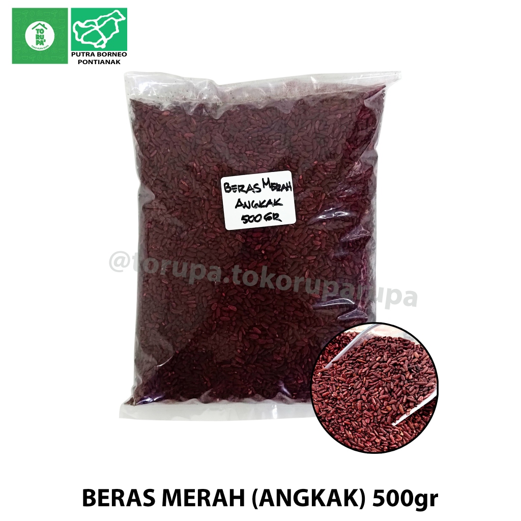 

Angkak Merah 500 gr / Beras Angkak / Angkhak Red Yeast Rice Demam Berdarah DBD & Penambah Trombosit