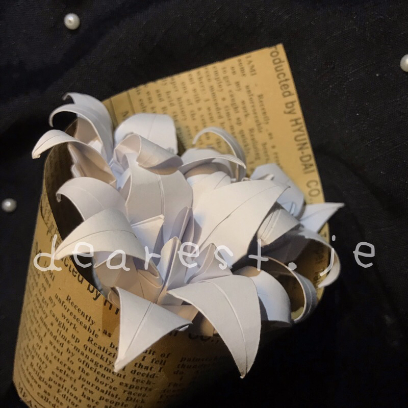

BUKET BUNGA ORIGAMI //3 Bunga Lily// (Handmade)