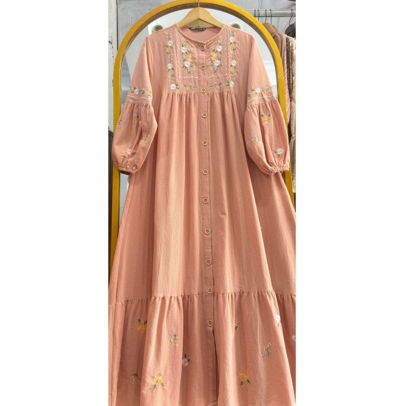 Gamis Linen Zara Gamis Zara Gamis Linen Gamis Bordir Gamis Cantik