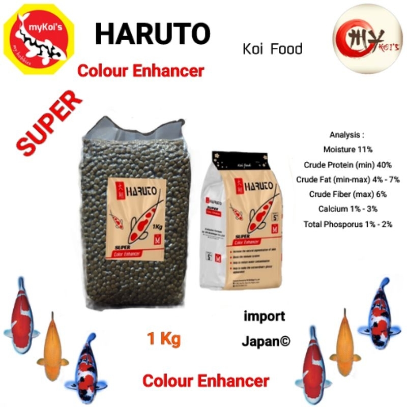 Haruto Colour Enhancer Premium Koi Food